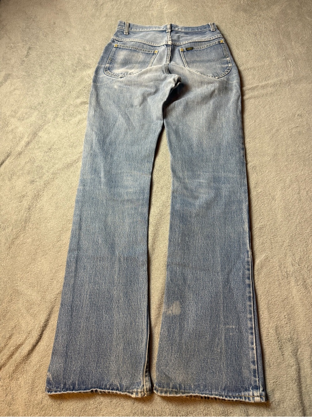 Vintage 1980s Lee Riders Blue Denim Bootcut Jeans Size 28x36